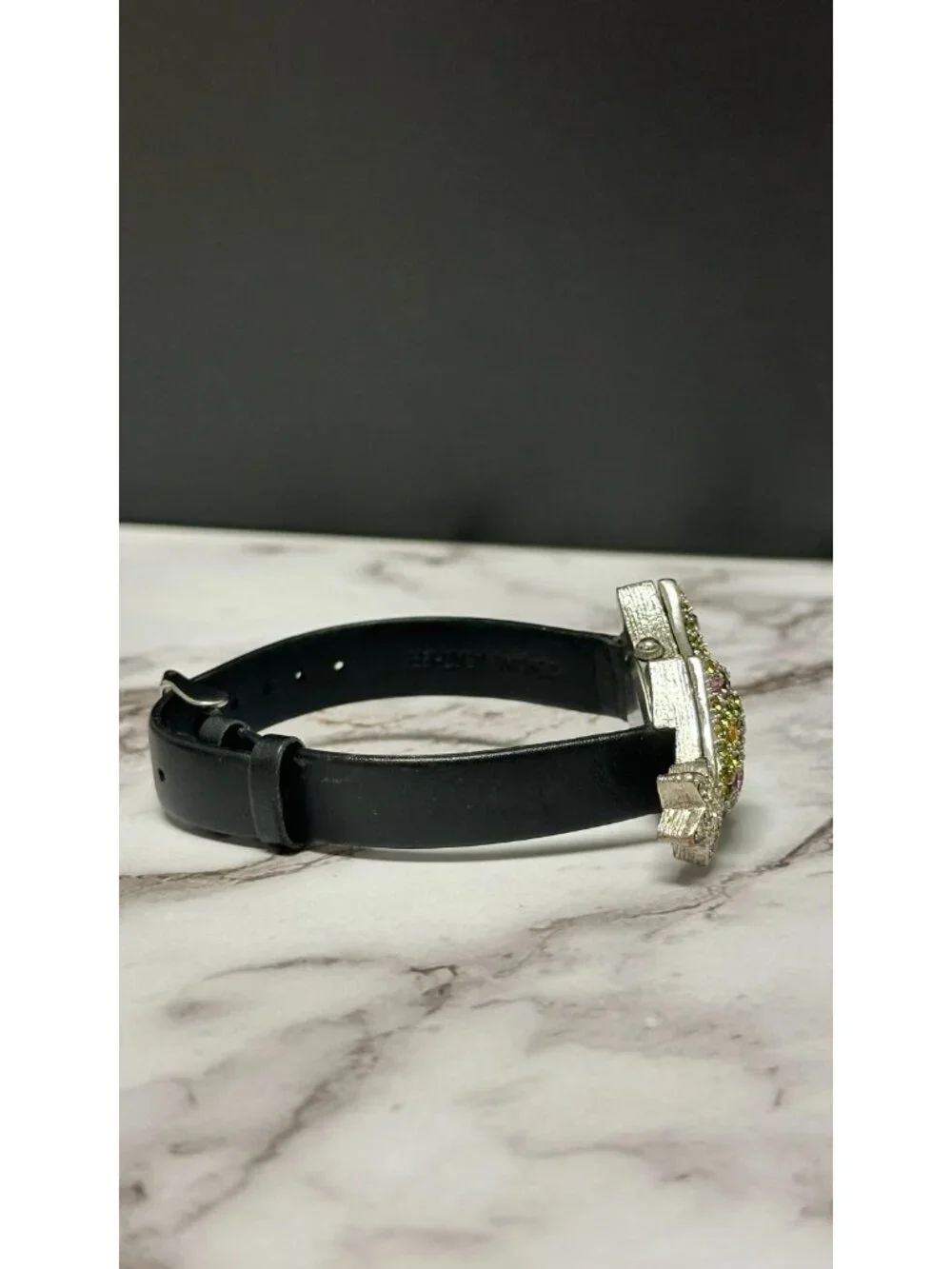 Quacker Factory Watch Women Rhinestone Christmas Tree Hidden Dial Working